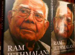 Ram Jethmalani In Conversation with at the Law Courts