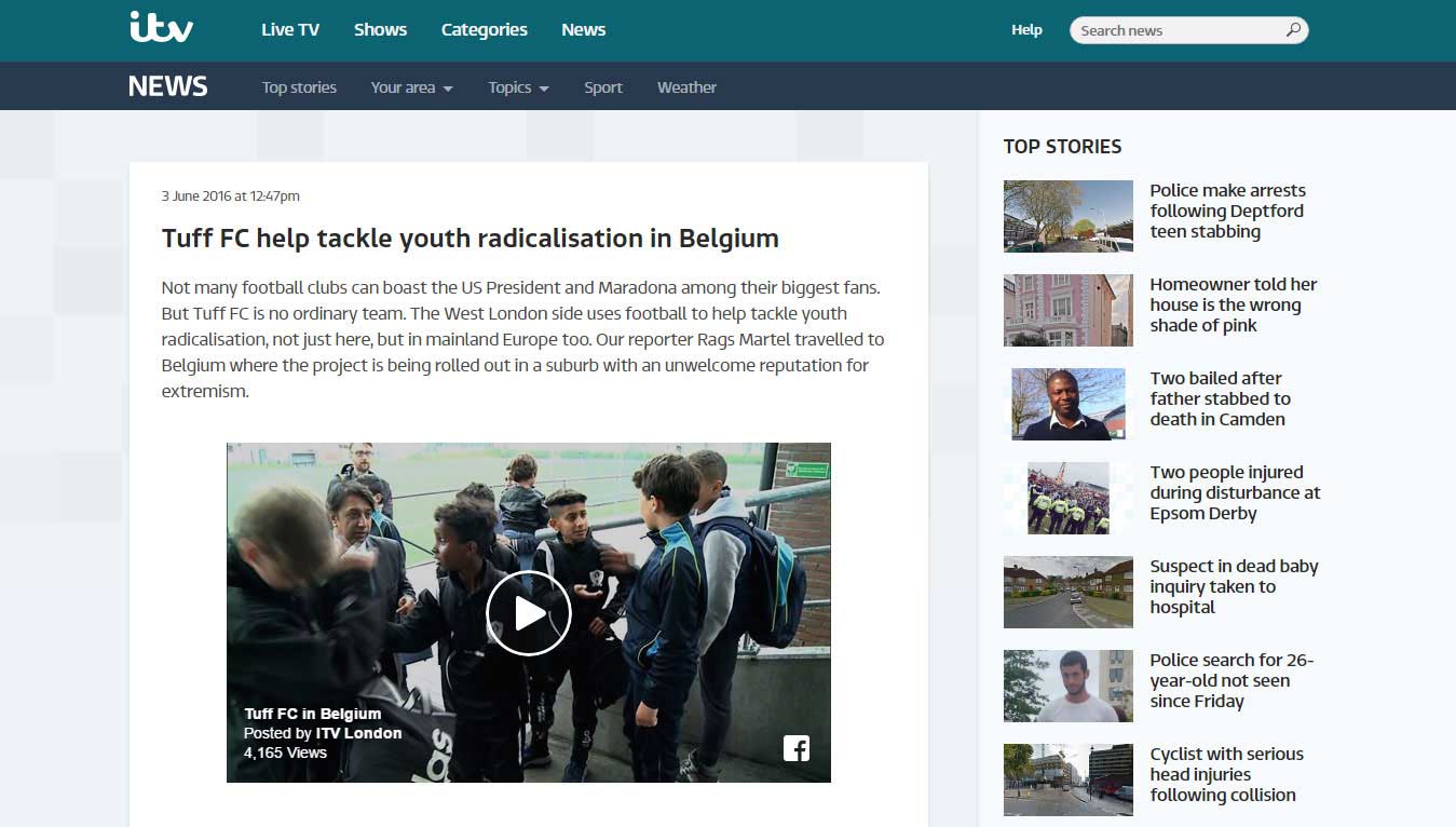 tuff-fc-help-tackle-youth-radicalisation-in-belgium-london-itv-news