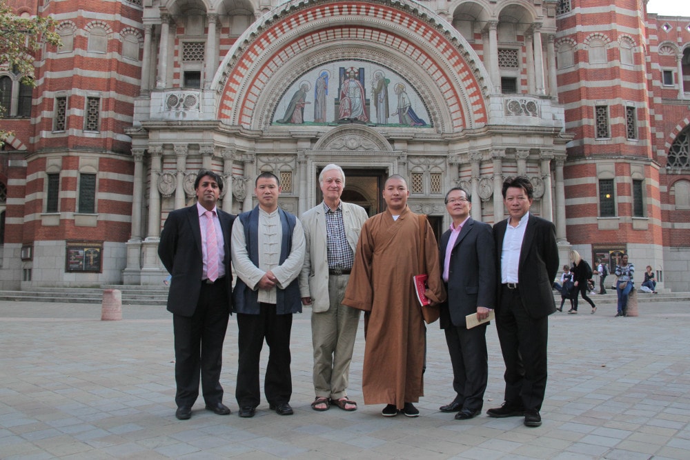 Shaolin with Archbishop Kevin McDonald